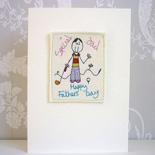 personalised fathers day golf card by seabright designs