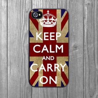 'keep calm' grunge iphone case by crank