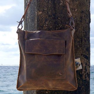 ladies leather cross body bag by the gul bag company