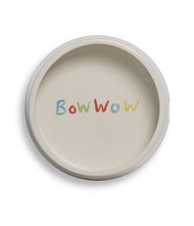 bow wow dog bowl by fenella smith