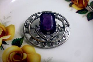 vintage celtic brooch by miracle by once upon a tea cup