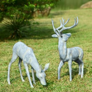 SPI Home Garden Deer Pair Statue