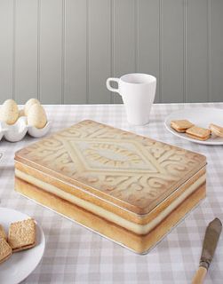 biscuit storage tin by the contemporary home