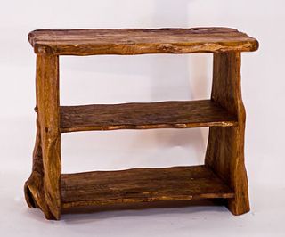 rustic handmade table top wooden shelves by kwetu