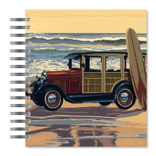 ECOeverywhere Classic Surf Picture Photo Album, 18 Pages, Holds 72 Photos, 7.75 x 8.75 Inches, Multicolored (PA11801)  Wirebound Notebooks 