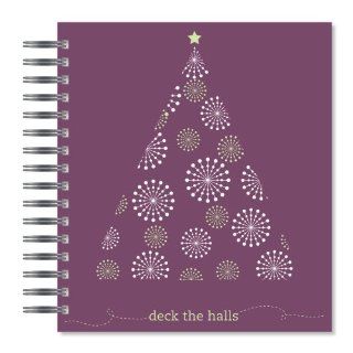 ECOeverywhere Deck the Halls Picture Photo Album, 18 Pages, Holds 72 Photos, 7.75 x 8.75 Inches, Multicolored (PA12005)  Wirebound Notebooks 