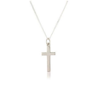 small silver cross pendant by argent of london