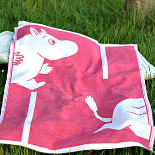 cotton moomin blanket by drift living