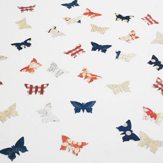 vintage inspired british themed confetti by petite honoré