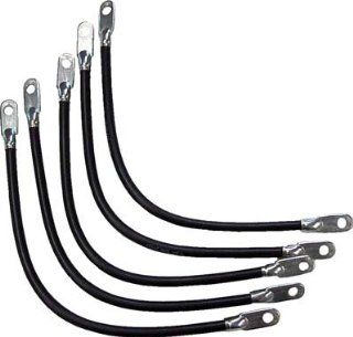 CLUB CAR Battery cable set. Includes five 14" 6 gauge cables. For Club Car 48 volt electric 1995 up DS cars.  USA, EXCEPT ALASKA & HAWAII  Golf Carts  Patio, Lawn & Garden