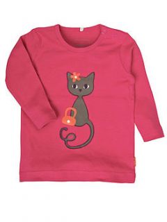 sophie gato rose violet long sleeve t shirt by ben & lola