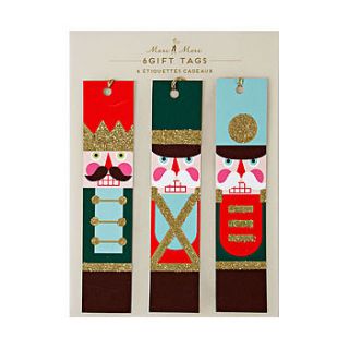nutcracker gift tags by little baby company
