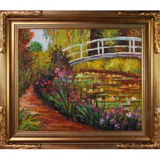 The Japanese Bridge by Monet Framed Original Painting