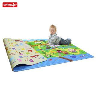 Dwinguler Eco friendly Kids Play Mat   Fairy Land (Large)  Early Development Playmats  Baby