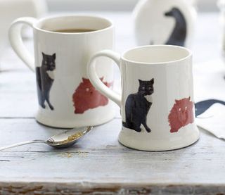 cat mug by fenella smith