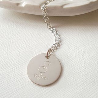 sterling silver sister necklace by mia belle