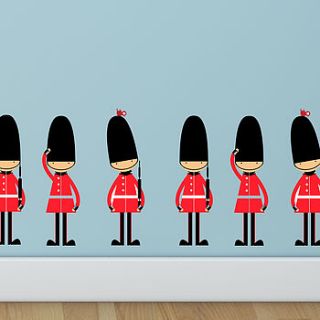 queens guards wall stickers by parkins interiors