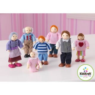 KidKraft Caucasian Doll Family