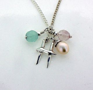 personalised gemstone necklace by will bishop jewellery design