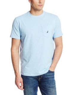 Nautica Men's Solid Pocket T Shirt at  Mens Clothing store