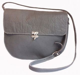 leather cross body handbag by harriet sanders