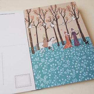 magic postcard book by 'girls who draw' by mary kilvert