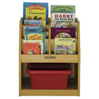 ECR4Kids One Sided Book Storage with Reading Sectional