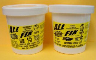 All Fix Epoxy Putty 3 Pound Unit   2 Pint Set   Underwater Epoxy   All Fix By Cir Cut Corporation   The All Purpose Epoxy Repair Material   Home   Jewelry Design   Arts & Crafts   1001 Uses 