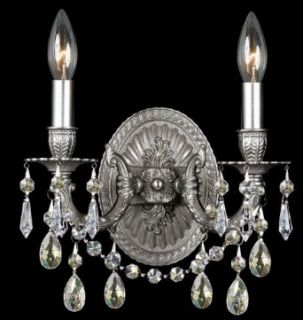 Crystorama Lighting 4439 CH CL S Chandelier with Swarovski Element Crystals, Polished Chrome    