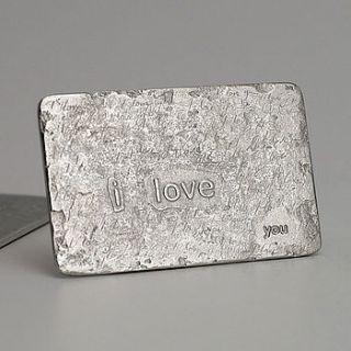 cast pewter love tokens by lancaster & gibbings