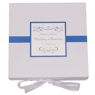 personalised lucy wedding wedding memory box by dreams to reality design ltd