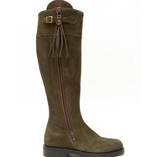 suede spanish riding boots by the spanish boot company