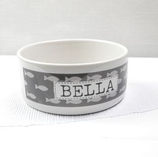 personalised pet bowl by tilliemint loves