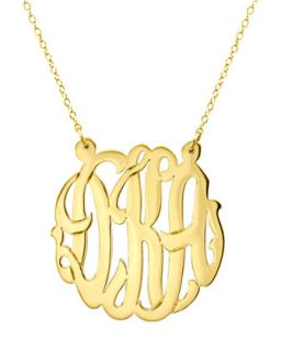 Godfill Cutout Monogram Pendant