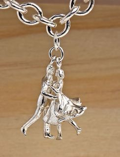 silver dancers necklace by nicola hurst designer jewellery