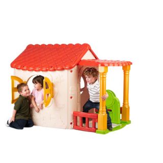 ECR4kids Active Play Lake Cottage Childrens Playhouse