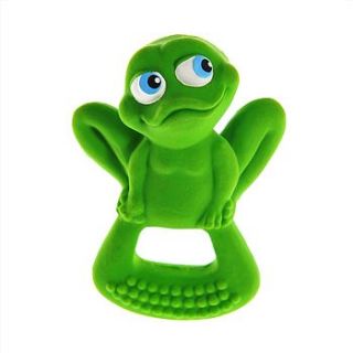 bo the frog teething toy by mushroom & co