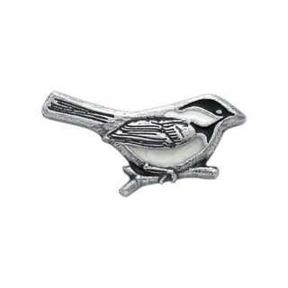 Chickadee Pewter Scatter Pin Jewelry