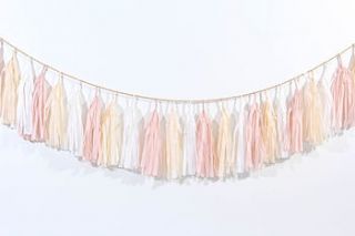 elegance handcut tassel garland by bubblegum balloons