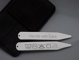 personalised washing collar stiffeners by capture & keep