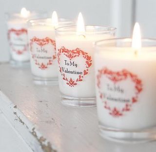 valentines scented votive candle by hearth & heritage scented candles