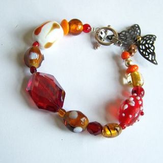 red crystal bracelet by jre collection