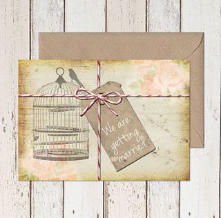 'rustic notebook' wedding stationery collection by lucy ledger designs