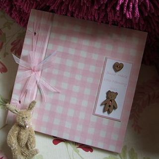 ltd edition personalised baby book by wildsmith designs