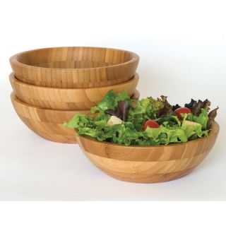 Lipper International Bamboo Salad Bowl (Set of 4)