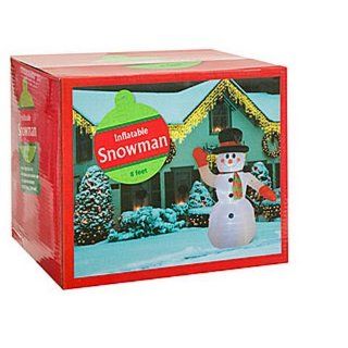 8 Ft Airblown Inflatable Lighted Snowman Home And Garden Products Kitchen & Dining