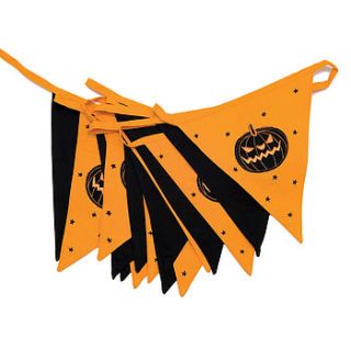 halloween bunting by the cotton bunting company