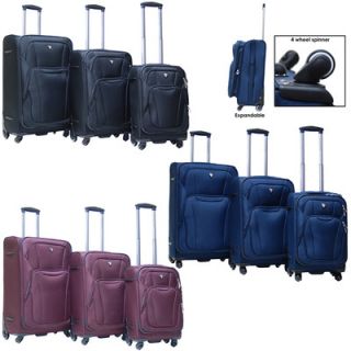 CalPak Barclay 3 Piece Expandable Luggage Set