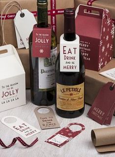christmas bottle gift tags by the contemporary home