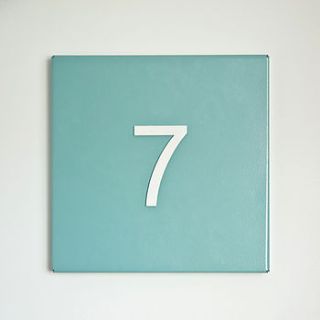 miami house number plate by kelly contemporary
